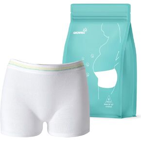 جرونيسي ملابس داخلية عالية الخصر للاستعمال مرة واحدة للنساء بعد الولادة، فائقة النعومة، جيدة التهوية، قابلة للتمدد، لطيفة على البشرة، 6 قطع in Kuwait