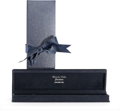 بيفرلي هيلز Jewelers 1.00 قيراط TW جميلة الذهب الأبيض جولة رائعة قطع لامعة الأبيض (أنا الوضوح) الماس السيدات سوار التنس محكم. مشبك مزدوج محكم in Kuwait