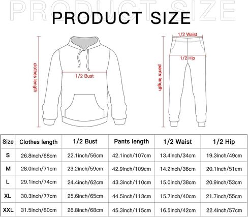 Wpunsxo للجنسين الكبار عيد الميلاد هوديس Sweatsuits، الرجال النساء المطبوعة الجدة مقنعين البلوز البلوز مع Sweatpants in Kuwait
