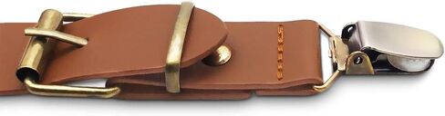 حمالات L04AYABY للأولاد من الجلد قابلة للتعديل للأعمار من 4 إلى 12 سنة، مشابك على شكل حرف Y in Kuwait