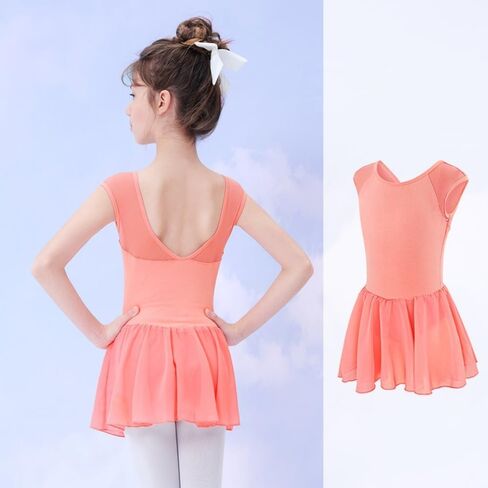 YYKSYDPT Girl’s Ballet Leotards Toddler Ballet Outfit Dance Activewear Dress Skirted(Toddler/Little Girl/Big Girl) in Saudi Arabia