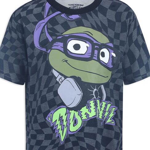 تي شيرت Nickelodeon Teenage Mutant Ninja Turtles TMNT للأولاد مكون من 4 تي شيرتات رافائيل ليوناردو مايكل أنجلو دوناتيلو in Kuwait