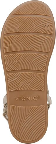 Vionic Women's Copal Kirra Fashionable Strappy Flat Sandals-Supportive Ladies Comfort Sandals that Includes a Concealed Orthotic Insole Sizes 5-12 in Saudi Arabia