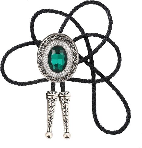 Doitby Western Bolo Tie Cowboy Bolo Ties حجر الراين قلادة Bola Tie للرجال والنساء in Saudi Arabia