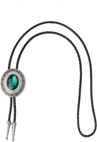 Doitby Western Bolo Tie Cowboy Bolo Ties حجر الراين قلادة Bola Tie للرجال والنساء in Saudi Arabia