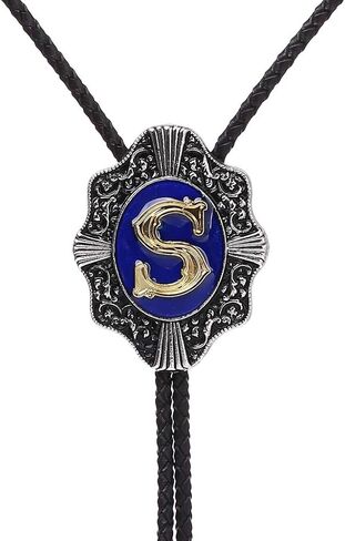 عقد زفاف من Himongoo باللون الأزرق من ABC إلى Z Bola Bolo Tie للرجال والنساء وربطة عنق رعاة البقر الغربية in Saudi Arabia