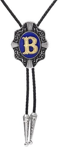 عقد زفاف من Himongoo باللون الأزرق من ABC إلى Z Bola Bolo Tie للرجال والنساء وربطة عنق رعاة البقر الغربية in Saudi Arabia