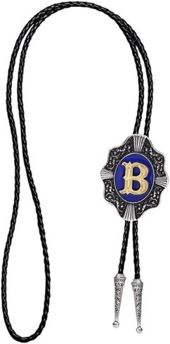 عقد زفاف من Himongoo باللون الأزرق من ABC إلى Z Bola Bolo Tie للرجال والنساء وربطة عنق رعاة البقر الغربية in Saudi Arabia