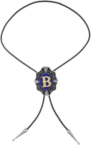 عقد زفاف من Himongoo باللون الأزرق من ABC إلى Z Bola Bolo Tie للرجال والنساء وربطة عنق رعاة البقر الغربية in Saudi Arabia