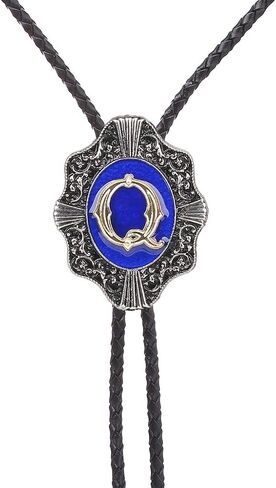 عقد زفاف من Himongoo باللون الأزرق من ABC إلى Z Bola Bolo Tie للرجال والنساء وربطة عنق رعاة البقر الغربية in Saudi Arabia