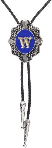 عقد زفاف من Himongoo باللون الأزرق من ABC إلى Z Bola Bolo Tie للرجال والنساء وربطة عنق رعاة البقر الغربية in Kuwait