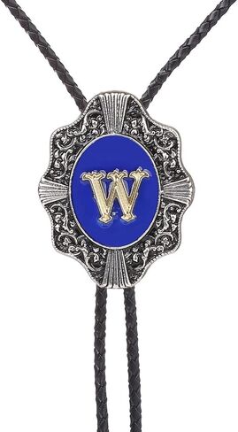 عقد زفاف من Himongoo باللون الأزرق من ABC إلى Z Bola Bolo Tie للرجال والنساء وربطة عنق رعاة البقر الغربية in Kuwait