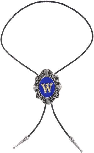 عقد زفاف من Himongoo باللون الأزرق من ABC إلى Z Bola Bolo Tie للرجال والنساء وربطة عنق رعاة البقر الغربية in Kuwait