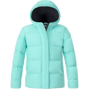 ZSHOW Girls' Hooded Puffer Jacket Warm Lightweight Winter Coat Quilted Outerwear Jacket