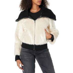 Karl Lagerfeld Paris Women's Sweater Knit Collared Coat in Saudi Arabia