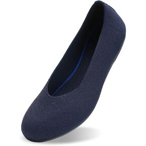 Women's Ballet Flat Dressy Casual Knit Shoes Round Toe Women Mesh Flats