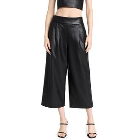 Susana Monaco Women's Faux Leather Crop Pants 28" in Saudi Arabia