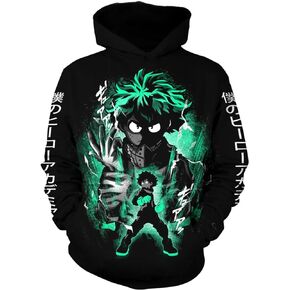 Pgbkr Boys/Girls Anime Hoodie 3d Printing Cosplay Hoodies Cartoon Pullover Sweatshirt in Saudi Arabia
