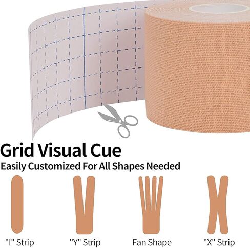 شريط HHOOMY Boob، شريطان للصدر مع 10 قطع من الغطاء الواقي للحلمة، حزام رياضي بشريط رفع الثدي قابل للتنفس لكأس A-E للثدي الكبير عارية in Kuwait