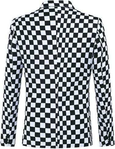 سترة رجالي أنيقة من Cloudstyle بتصميم نحيف كاجوال ومطبوعة بزر واحد in Kuwait