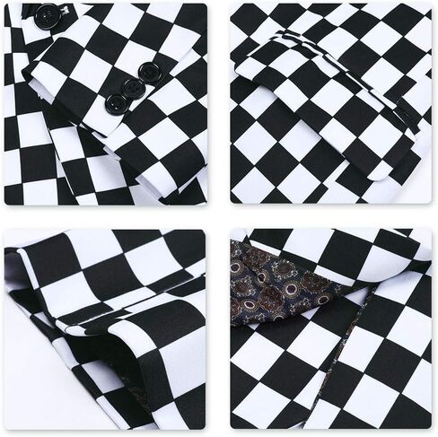 سترة رجالي أنيقة من Cloudstyle بتصميم نحيف كاجوال ومطبوعة بزر واحد in Kuwait