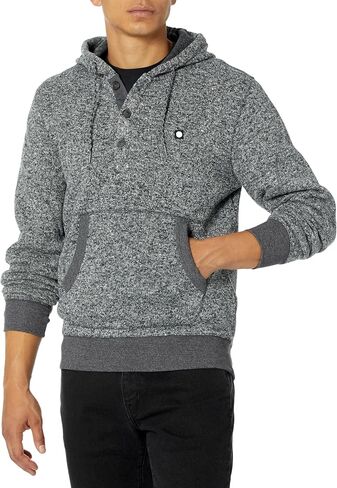 Element mens Element Men's Highland Henley Hooded Pullover Hooded Sweatshirt in Saudi Arabia