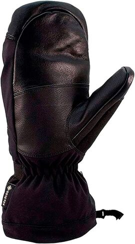 قفاز رجالي من KOMBI متين مقاوم للماء ومقاوم للرياح وجيد التهوية معزول للطقس البارد، منديل أنف ناعم على الإبهام، أسود in Kuwait