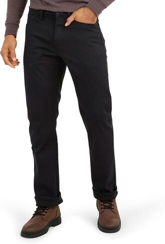 Weatherproof Vintage Fleece Lined Pants - Men's Regular Fit Fleeced Lined Canvas Pants for Mens in Saudi Arabia