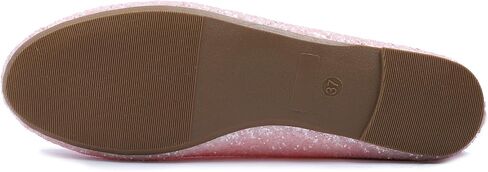 FEVERSOLE Women's Macaroon Colorful Memory Foam Cushion Insock Patent Ballet Flat in Saudi Arabia