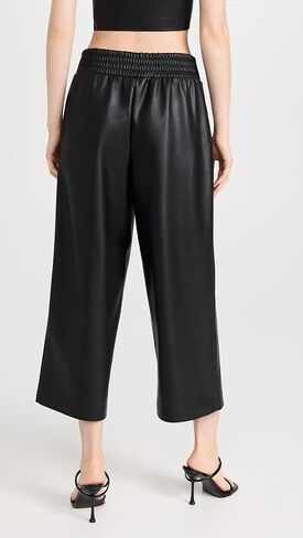 Susana Monaco Women's Faux Leather Crop Pants 28" in Saudi Arabia