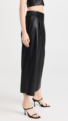 Susana Monaco Women's Faux Leather Crop Pants 28" in Saudi Arabia