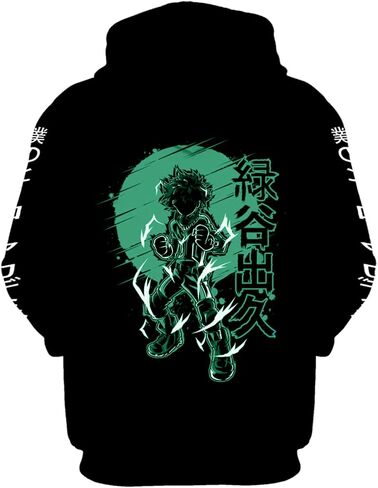 Pgbkr Boys/Girls Anime Hoodie 3d Printing Cosplay Hoodies Cartoon Pullover Sweatshirt in Saudi Arabia
