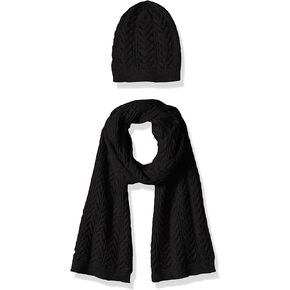 Amazon Essentials womens Cable Knit Hat and Scarf Set_dnu in Kuwait