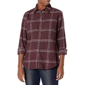 Carhartt Women's Rugged Flex Relaxed Fit Flannel Plaid Shirt