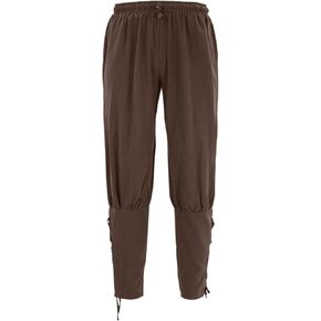 بنطال رجالي برباط للكاحل من العصور الوسطى وعصر النهضة للرجال، بنطلون فايكنغ نافيجيتور القراصنة زي الهالوين in Kuwait