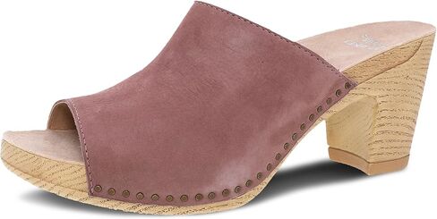 Dansko Tandi Peep Toe Sandal for Women - Soft Leather Treated with Scotchgard for Stain Resistance - Cushioned, Contoured Footbed for All-Day Comfort in Saudi Arabia