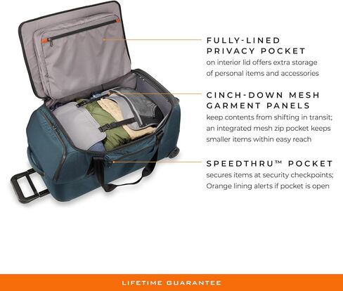 بريجز ورايلي واق من المطر بعجلات، أسود، متوسط ​​المربعات، 27 بوصة in Kuwait