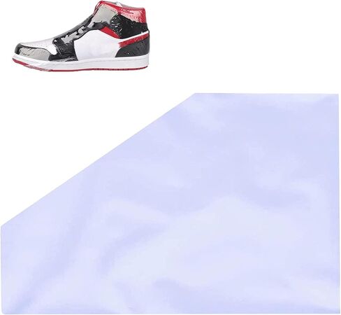 Shoes Shrink Wrap Bags, 100pcs Sneakers PVC Heat Shrinkable Plastic Wrap Large Shoe Covers Men Women Effectively Avoid Yellowing Soles And Keep Dust Out 10x17 Inches in Saudi Arabia