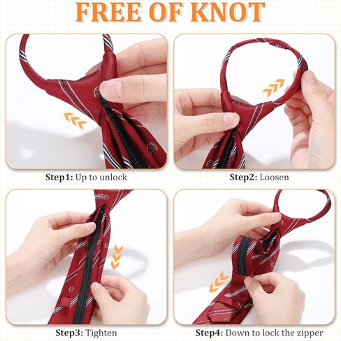 ربطة عنق للاطفال للاولاد من جيوجا 4 قطع بسحاب قابل للتعديل للشباب والاطفال الصغار في حفلات الزفاف والتخرج والمدرسة من سن 6-12 سنة in Kuwait