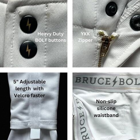 BRUCE BOLT Men's Premium Pro Baseball Pant - Multiple Colors - Adult Sizes in Saudi Arabia