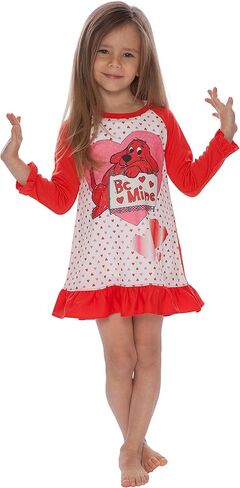Clifford Girls' Toddler Mine' Valentines Day Pajama Nightgown in Kuwait