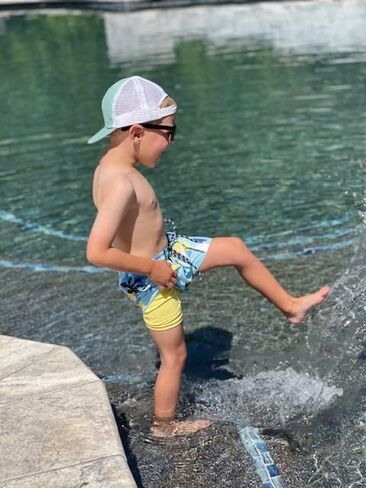 Cozople Boys Swim Trunks Compression Liner Swim Shorts Quick Dry Bathing Suit with Boxer Brief Swimwear 2-20T in Saudi Arabia