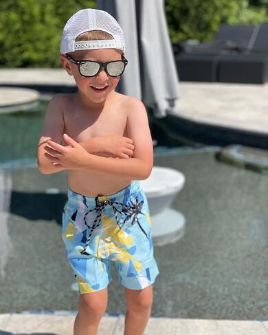 Cozople Boys Swim Trunks Compression Liner Swim Shorts Quick Dry Bathing Suit with Boxer Brief Swimwear 2-20T in Saudi Arabia