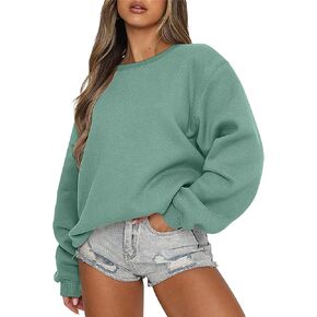 TICTICMIMI إمرأة Crewneck بلوزات كنزة صوف هوديس البلوزات ملابس الموضة غير رسمية الخريف القمم 2024 in Kuwait
