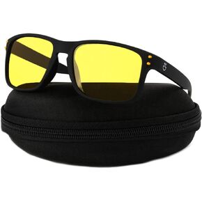 اوبتكس 55 نظارات مستقطبة للرجال والنساء - نظارات شمسية للرؤية الليلية/نظارات شمسية مع بولي كربونات واطار مطاطي وطلاء ريفو in Kuwait