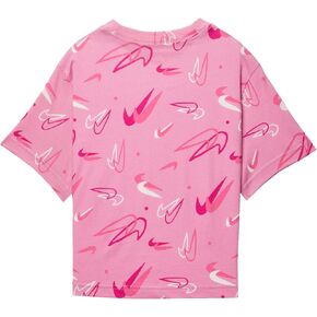 تي شيرت NSW Boxy Swooshfetti من نايك للفتيات (الأطفال الصغار/الأطفال الكبار) in Saudi Arabia