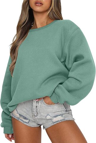 TICTICMIMI إمرأة Crewneck بلوزات كنزة صوف هوديس البلوزات ملابس الموضة غير رسمية الخريف القمم 2024 in Kuwait