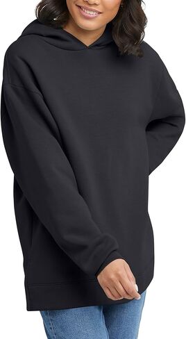 Hanes EcoSmart Fleece Hoodie, Cotton Sweatshirt for Women, Kanga Pocket in Kuwait