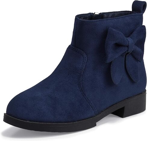 PANDANINJIA Toddler/Little Kid Girl's Sofia Sweet Short Ankle Boots Bowknot Side Zipper Dress Booties in Saudi Arabia