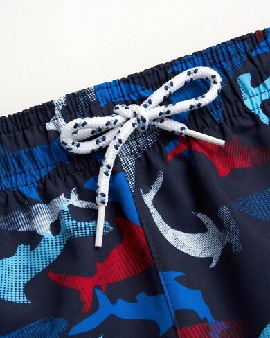 TONY HAWK Boys' Rash Guard Set - 4 Piece UPF 50+ Quick Dry Swim Trunks and Swim Shirt (4-7) in Kuwait